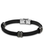 Herren Leder Armband Lotus Style schwarz LS1829-2/C Armschmuck