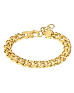 Herren Armband Panzerkette Panzerarmband golden Lotus Style LS2215-2/1
