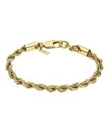 Herren Armband Kordelkette Edelstahl gold Lotus Style LS2233-2/2