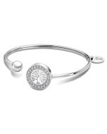 Damen Armreif Edelstahl Lebensbaum Strass Lotus Style LS2181-2/1