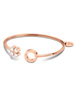 Armreif offen Lotus Style Armband Kleeblatt rosegoldfarbig LS2183-2/2