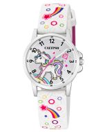 Calypso by Festina Kinderuhr K6067/4 schwarz weiß Mädchen Armbanduhr Silikon