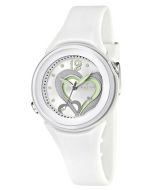 Damenuhr Calypso by Festina Damen Uhr K5575/1 weiß silber Strass Armbanduhr