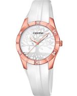 Calypso Uhr Mädchen Damen K5716/C weiß rosegolden Lebensbaum Strass