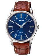 Casio Uhr Herenuhr Armbanduhr MTP-1303PL-1AVEF Leder schwarz