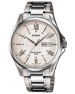 Casio Uhr Herrenuhr Armbanduhr Edelstahlband MTP-1384D-7AVEF