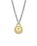 Lotus Style Damen Halskette Kreis Strass Bicolor LS2189-1/2 Anhänger