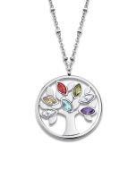 Damen Halskette Collier Lebensbaum bunt Lotus Style LS2192-1/1 Anhänger