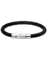 Lotus Style Armband schwarz rund LS1119-2-1 Lederarmband