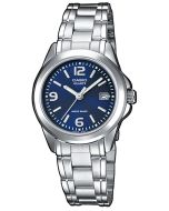 Casio Damenuhr Edelstahlband Armbanduhr LTP-1259PD-2AEG