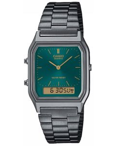 Casio Vintage Armbanduhr AQ-230EGG-3AEF anthrazit grün