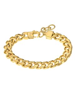Herren Armband Panzerkette Panzerarmband golden Lotus Style LS2215-2/1