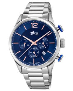 Lotus Herren Armbanduhr Chronograph Edelstahlband 10125/1