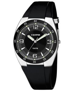 Herren Uhr Calypso by Festina Armbanduhr K5634/3 schwarz blau 10 ATM