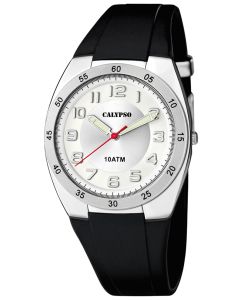 Herren Uhr Calypso by Festina Armbanduhr K5634/3 schwarz blau 10 ATM