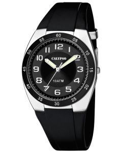 Herren Uhr Calypso by Festina Armbanduhr K5634/3 schwarz blau 10 ATM
