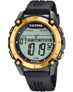 Calypso Herren Armbanduhr Digital Uhr schwarz K5814/4