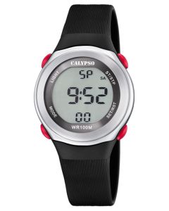 Calypso Kinderuhr Digitaluhr Armbanduhr schwarz K5822/6
