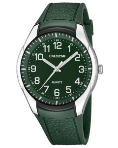 Calypso Herren Uhr Armbanduhr grün K5843/3
