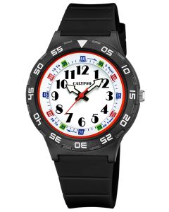 Kinderuhr Armbanduhr Calypso Lernuhr K5828/6