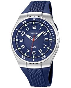 Calypso by Festina Armbanduhr K6063/2 Herren Uhr blau silber