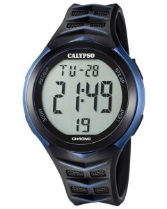 Calypso Armbanduhr Digital Herrenuhr K5681/6 Carbon Look grün