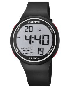 Calypso Armbanduhr Digitaluhr schwarz K5795/1