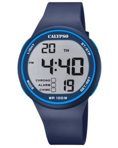 Calypso Armbanduhr Digitaluhr blau K5795/3