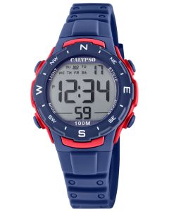 Kinder Digital Uhr Calypso Armbanduhr K5801/4