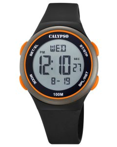 Calypso Digitaluhr Unisex Armbanduhr schwarz K5804/3