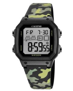 Calypso Digitaluhr Armbanduhr Herren Uhr K5812/4 Camouflage
