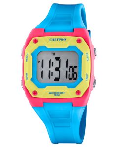 Calypso Mädchen Armbanduhr bunte Digitaluhr Damenuhr K5813/4