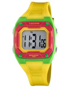 Calypso Mädchen Armbanduhr bunte Digitaluhr Damenuhr K5813/5