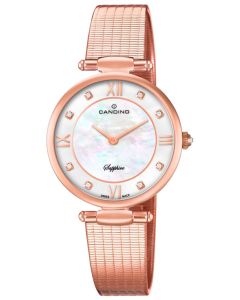 Candino Damen Uhr C4492/5 Edelstahl Armbanduhr Saphirglas Datum
