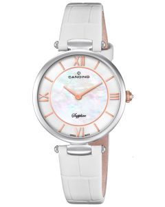 Candino Damen Uhr C4492/5 Edelstahl Armbanduhr Saphirglas Datum