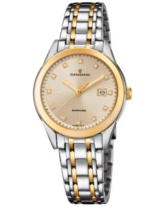 Candino Damen Uhr C4492/5 Edelstahl Armbanduhr Saphirglas Datum