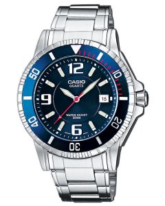 Casio Uhr MTP-1302PD-1A1VEF Herrenuhr Edelstahl schwarz