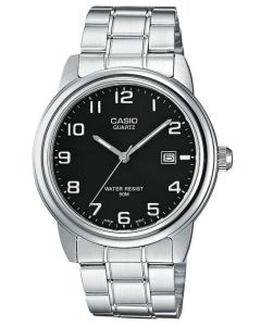 Casio Uhr MTP-1302PD-1A1VEF Herrenuhr Edelstahl schwarz