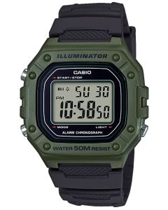 Casio Uhr W-735H-2AVEF Digitaluhr Vibrationsalarm blau