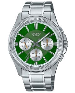 Casio Herrenuhr Armbanduhr Edelstahlband MTP-1375PD-3AVEF