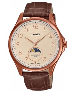 Casio Uhr Herrenuhr Lederarmband MTP-M110RL-5AVER
