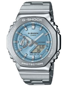 Casio G-Shock Armbanduhr Edelstahlband GM-2110D-2AER