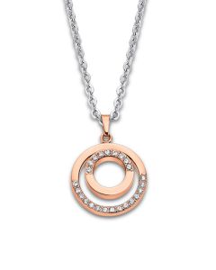 Lotus Style Damen Halskette Bicolor Strass LS2180-1/3 Anhänger