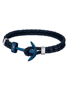 Lotus Style Herren Leder Armband LS1380-2/1 braun Zopfmuster geflochten