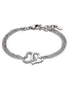 Lotus Style Damen Armband Herzen LS1627-2/1 Edelstahl silbern Armschmuck
