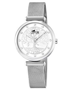Damenuhr Lotus Armbanduhr Edelstahl silber rose 18180/2 Datum