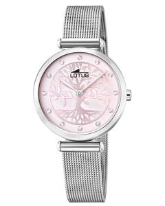 Damenuhr Lotus Armbanduhr Edelstahl silber rose 18180/2 Datum