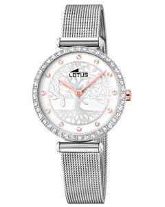 Damenuhr Lotus Armbanduhr Edelstahl silber rose 18180/2 Datum