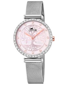 Damenuhr Lotus Armbanduhr Edelstahl silber rose 18180/2 Datum