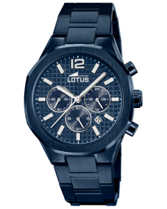 Herrenuhr Lotus Armbanduhr blau Chronograph 18848/1